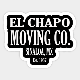 EL CHAPO MOVING CO. Sticker